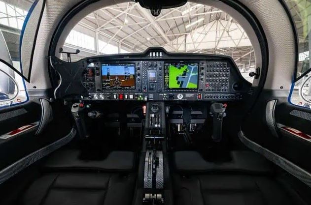 Inside Diamond Air Taxis Plane